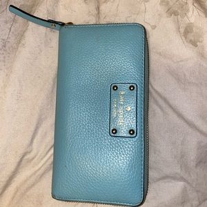 Kate Spade ♠️ sky blue wallet
